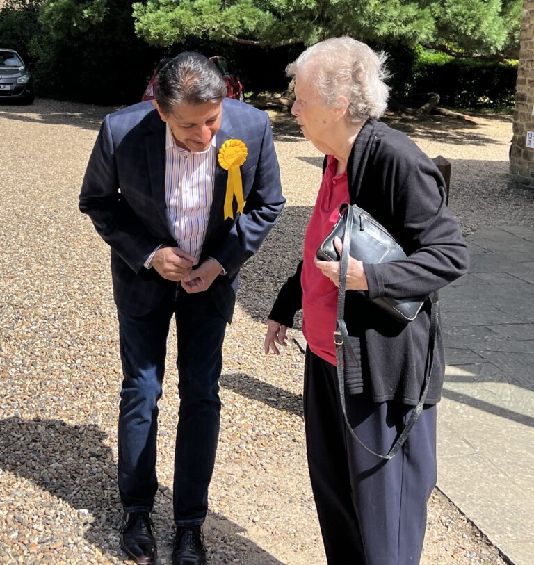 Elderly lady just voted (Public)