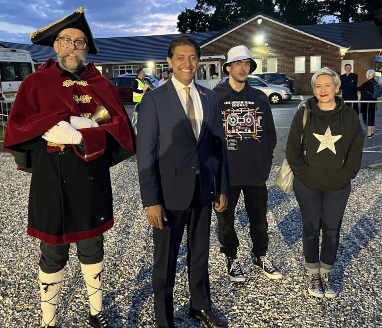 Town cryer in Bordon (Public) (Prominent)